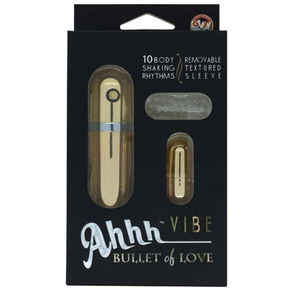 Ahhh Vibe Bullet Of Love-Gold - GT613GLDCS