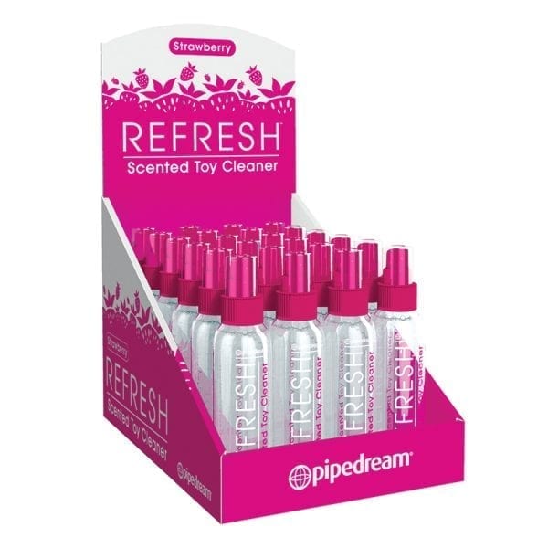 Refresh Toy Cleaner-Strawberry 4oz Display of 24 - PD9759-99