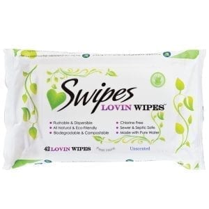 Swipes Lovin Wipes Unscented (42 Pack) - SW002